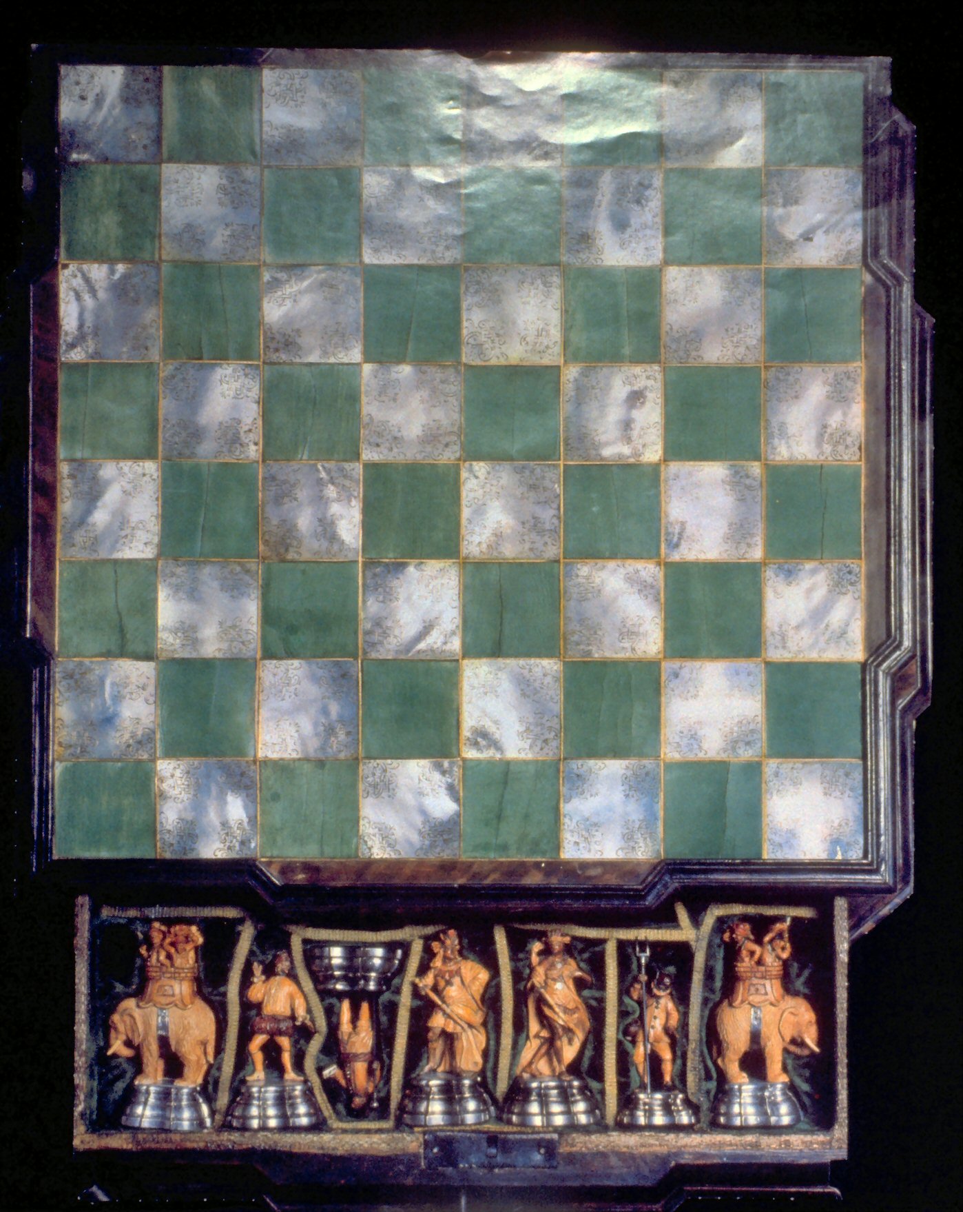 German board with pieces